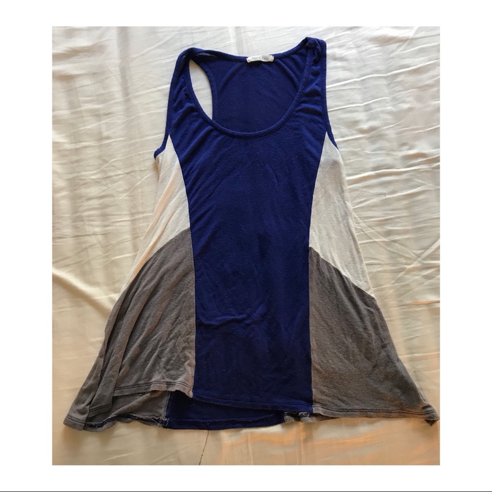 Flared shirt with contemporary pattern